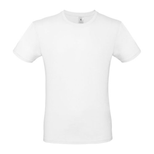 B&C B02E unisex rövid ujjú póló, white - L