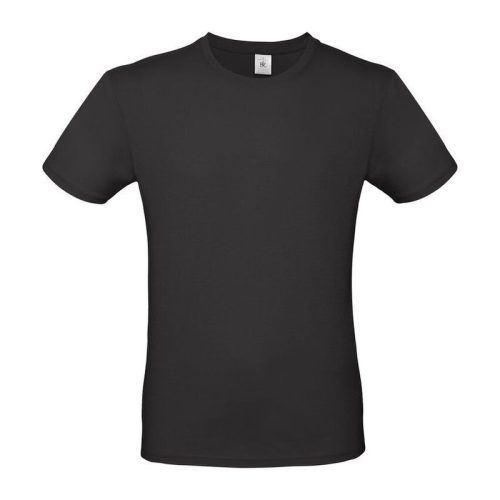 B&C B02E unisex rövid ujjú póló, black - L