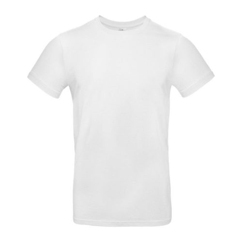 B&C B04E Exant 190 kereknyakú póló, white - 4XL