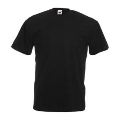 Fruit of the Loom F02 kereknyakú, rövid ujjú póló VALUEWEIGHT T, Black - M