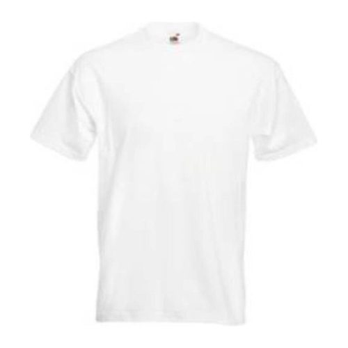 Fruit of the Loom F03 rövid ujjú környakas póló, SUPER PREMIUM T, White - XL