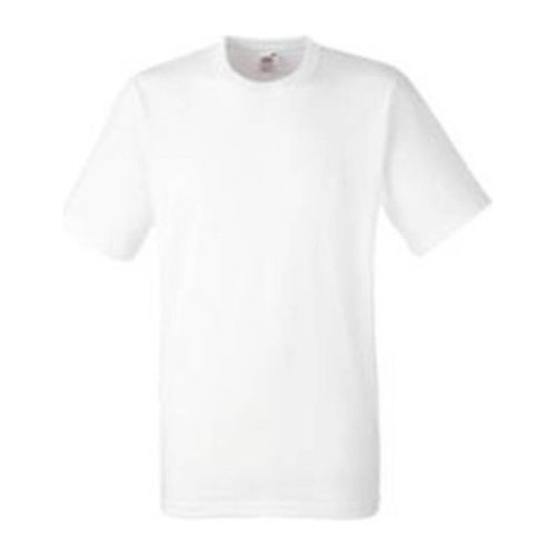 Fruit of the Loom F05 unisex rövid ujjú póló, HEAVY T, White - L