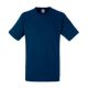 Fruit of the Loom F05 unisex rövid ujjú póló, HEAVY T, Navy - L