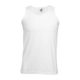 Fruit of the Loom F06 ujjatlan, sportos trikó, ATHLETIC VEST, White - M