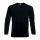 Fruit of the Loom F07 hosszú ujjú póló, VALUEWEIGHT LONG SLEEVE T, Black - M