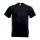 Fruit of the Loom F08 V-nyakú pamut póló, VALUEWEIGHT V-NECK T, Black - 2XL