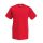 Fruit of the Loom F08 V-nyakú pamut póló, VALUEWEIGHT V-NECK T, Red