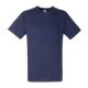 Fruit of the Loom F08 V-nyakú pamut póló, VALUEWEIGHT V-NECK T, Deep Navy