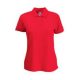 Fruit of the Loom F68 galléros Női póló LADY-FIT 65/35 POLO, Red - M