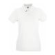 Fruit of the Loom FN01 Női galléros póló, LADY FIT PREMIUM POLO, White