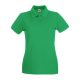 Fruit of the Loom FN01 Női galléros póló, LADY FIT PREMIUM POLO, Kelly Green - XL