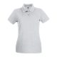 Fruit of the Loom FN01 Női galléros póló, LADY FIT PREMIUM POLO, Heather Grey - XL