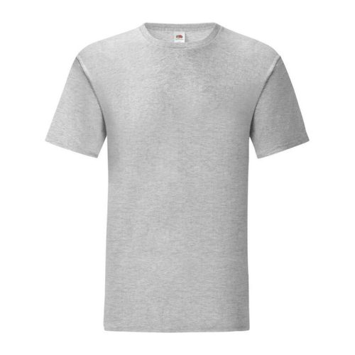 Fruit of the Loom FN62 rövid ujjú póló, ICONIC 150 T, Heather Grey - L