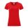 Fruit of the Loom FN63 rövid ujjú Női póló, LADIES ICONIC 150 T, Red - L