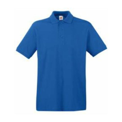 Fruit of the Loom FU21 galléros piké póló, PREMIUM POLO, Royal Blue - XL