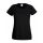 Fruit of the Loom FU78 Női környakas póló, LADY-FIT VALUEWEIGHT T, Black - S