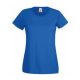 Fruit of the Loom FU78 Női környakas póló, LADY-FIT VALUEWEIGHT T, Royal Blue - XL