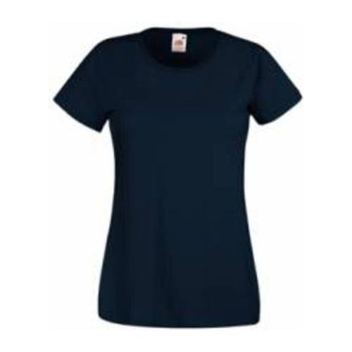 Fruit of the Loom FU78 Női környakas póló, LADY-FIT VALUEWEIGHT T, Deep Navy - 2XL