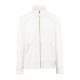 Fruit of the Loom FU80 zipzáras Női pulóver, Premium Lady Fit Sweat Jacket, White - 2XL