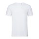 RUSSELL 108M biopamut rövid ujjú férfi póló, White-XL