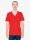 American Apparel jersey V-nyakú póló AA2456 unisex, Red-L