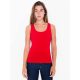 American Apparel Női ujjatlan póló AA8308 spandex trikó, Red-XL