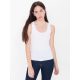 American Apparel Női ujjatlan póló AA8308 spandex trikó, White-2XL