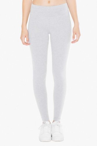 American Apparel Női legging AA8328 pamut spandex, Heather Grey-S