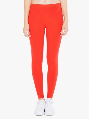 American Apparel Női legging AA8328 pamut spandex, Red-XS