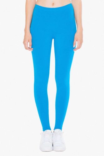 American Apparel Női legging AA8328 pamut spandex, Teal-S