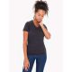 American Apparel vagány Női póló, AATR301 tri-blend, rövid ujjú, Tri-Black-L