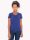 American Apparel vagány Női póló, AATR301 tri-blend, rövid ujjú, Tri-Indigo-L