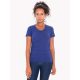 American Apparel vagány Női póló, AATR301 tri-blend, rövid ujjú, Tri-Indigo-S