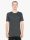 American Apparel vagány rövid ujjú póló, AATR401 tri-blend unisex, Tri-Black-S