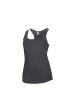 Női sporthátú trikó, Anvil ANL6751, ívelt aljjal, Heather Dark Grey-XL