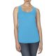 Női sporthátú trikó, Anvil ANL6751, ívelt aljjal, Heather Caribbean Blue-L