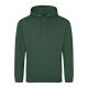 Kapucnis pulóver Just Hoods AWJH001, laza szabású, Bottle Green-2XL