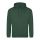 Kapucnis pulóver Just Hoods AWJH001, laza szabású, Bottle Green-XS