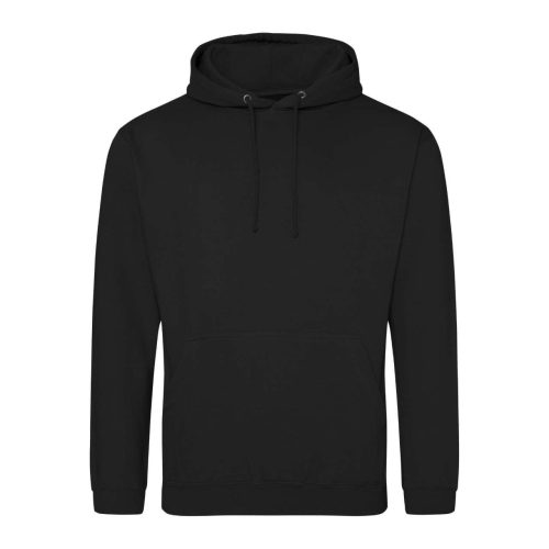 Kapucnis pulóver Just Hoods AWJH001, laza szabású, Jet Black-2XL