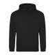 Kapucnis pulóver Just Hoods AWJH001, laza szabású, Jet Black-2XL