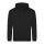 Kapucnis pulóver Just Hoods AWJH001, laza szabású, Jet Black-S