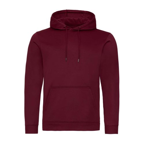 Poliészter sport kapucnis pulóver, Just Hoods AWJH006, Burgundy-L