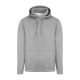 Poliészter sport kapucnis pulóver, Just Hoods AWJH006, Grey Melange-2XL