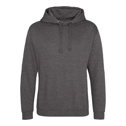 Kapucnis zseb nélküli pulóver, Just Hoods AWJH011, Charcoal-XS