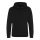 Kapucnis zseb nélküli pulóver, Just Hoods AWJH011, Jet Black-XS