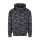 Terpmintás kapucnis pulóver, Just Hoods AWJH014, Black Camo-2XL