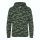 Terpmintás kapucnis pulóver, Just Hoods AWJH014, Green Camo-XS