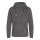 Kereszt nyakú, vastag kapucnis pulóver, Just Hoods AWJH021, Charcoal-L