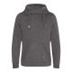 Kereszt nyakú, vastag kapucnis pulóver, Just Hoods AWJH021, Charcoal-L