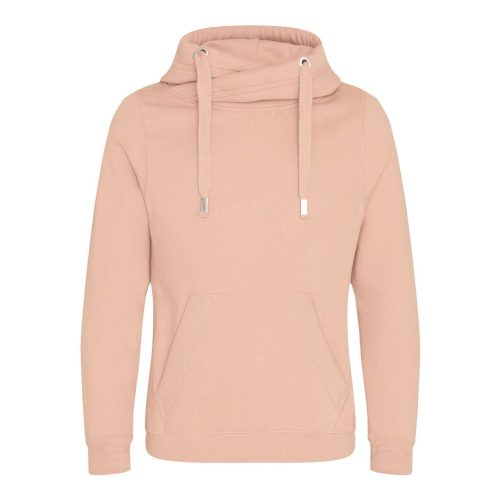 Kereszt nyakú, vastag kapucnis pulóver, Just Hoods AWJH021, Nude-XL